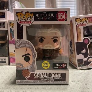 Funko Pop Games: The Witcher Geralt (Igni) - Glow Edition